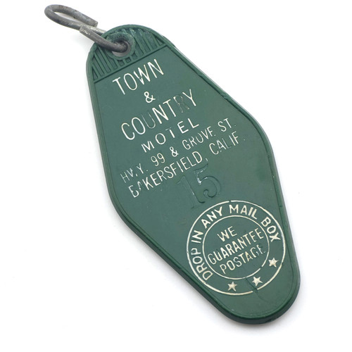 Vintage hotel keyring town - vintage,