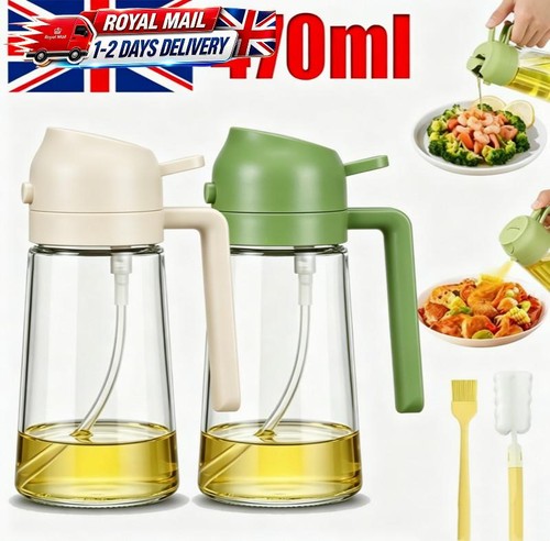 2pcs 470ml glass oil - 2pcs,