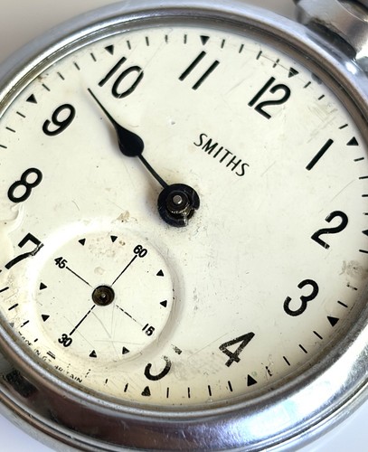 Smiths pocket watch - smiths, silver