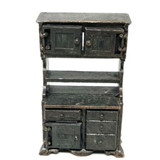 Vintage Durham Industries Metal Diecast Miniature Kitchen Cupboard