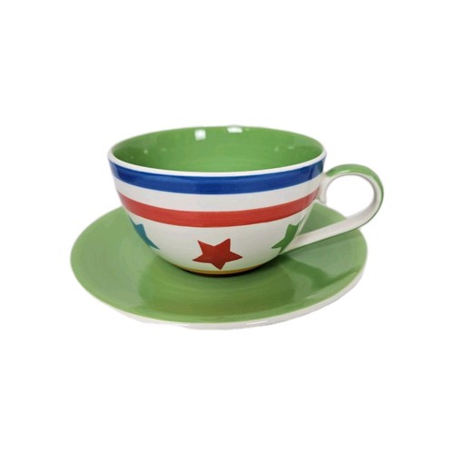 Whittard cup and saucer large - and,
