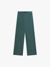 Agnes B Green Linen Macumba