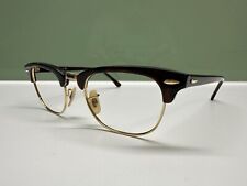 Ray-Ban RB 5154 2372 Brown Gold Horn Rimmed Eyeglasses 49-21 140 FRAMES ONLY