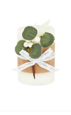 Mrs Hinch small 10 cm Tall Foliage pillar candle