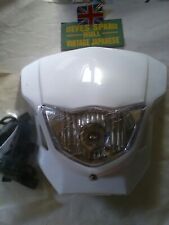  WHITE HEADLAMP FAIRING, YAMAHA, HONDA, SUZUKI ,KAWASAKI  universal 