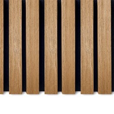 Acoustic slat wall panel Real