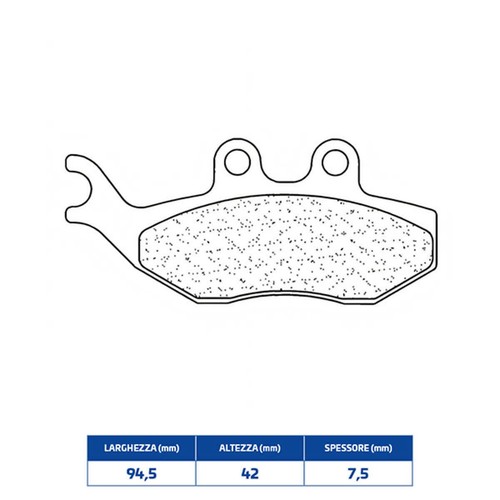 Sintered brake pads piaggio - brake,