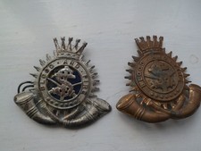 2 Vintage Salvation Army Blood and Fire Cap Badge