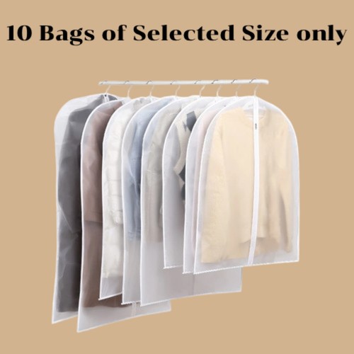 10x clear garment bag - 10x,