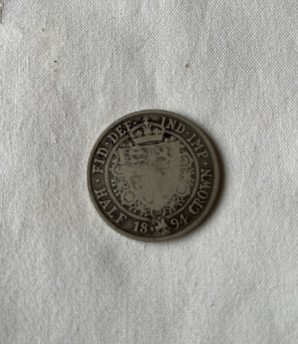 Queen victoria 1894 half crown - queen,
