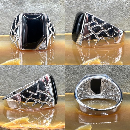 Men onyx silver - men's,