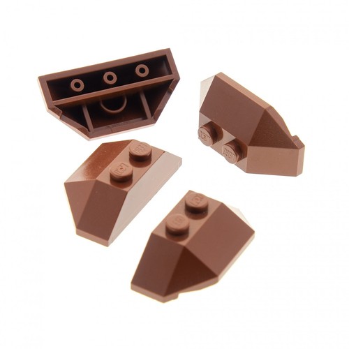 Lego slope brick reddish - 4,