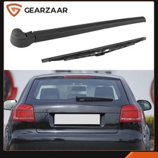 For Audi A3 A4 8P Hatchback 2003-2012 Rear Windscreen Wiper Arm Blade Kit Set