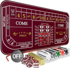 Craps Mat 70" X 35" Craps