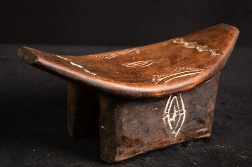 Old african ashanti stool - african,