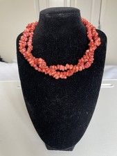 Vintage Multi-strand Coral