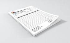 Invoice receipt pad book - a4,