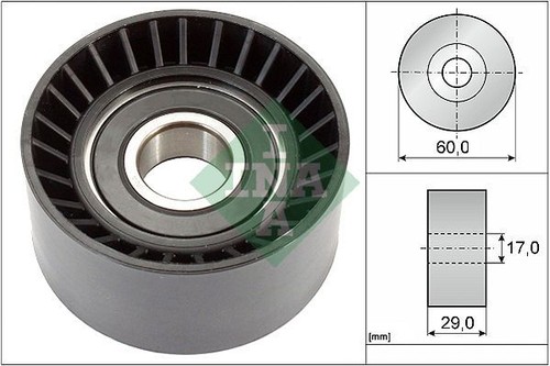 Ina belt deflection pulley - deflection,