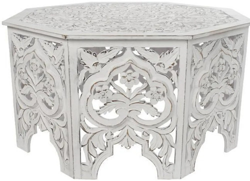 White washed carved - washed,