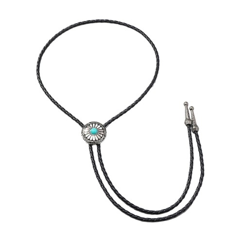 Cowboy tie turquoise - bolo,