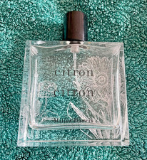 EMPTY 100ml SPRAY BOTTLE/ATOMISER "Citron Citron "BY MILLER HARRIS LONDON