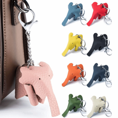 Genuine leather elephant - genuine,