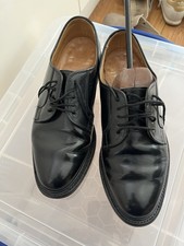 Loake Black Patent Leather Formal Shoes Size 8 Shoe No 771B Made In England