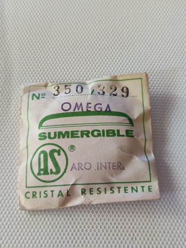 Glass for omega - watch, 350/329