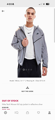 Nike tech woven silver - tech,