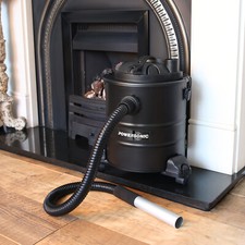Powersonic 20L Fireplace Ash Vacuum Cleaner Wood Burner Blower Vac 1200W