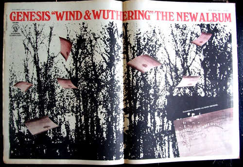 Genesis vintage 1977 poster - vintage,