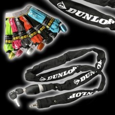 Chain Lock Dunlop Security Lock 3mm 120cm Bike Moped Motorcycle Lock