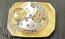 Ladies Piaget Complete Movement Inc Gold Back Winder For Spares  Repair