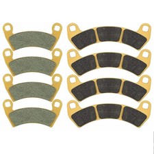 Front and Rear Brake Pads for