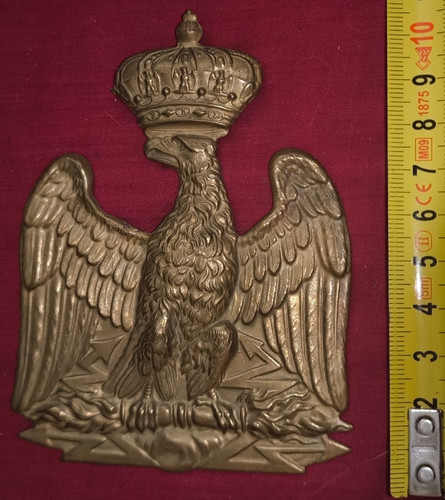 Brass copy stamped plate - stamped,