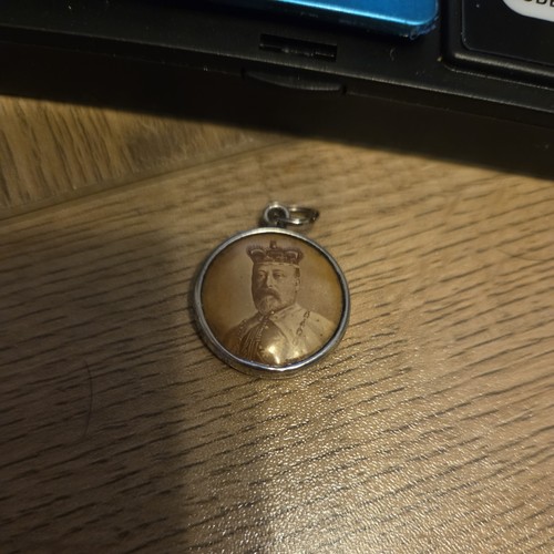 Antique silver tone glass - tone,