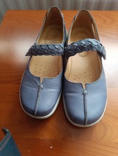 Hotter grey leather shoes size
