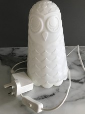 IKEA White Owl Table Lamp - Solbo