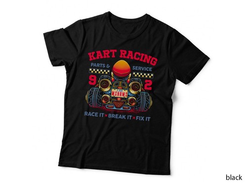 Mario kart racing shirt - mario,