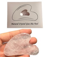 Natural Rose Quartz Gua Sha