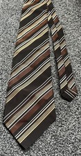 Mens Brown Multi Striped