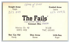 Postcard QSL Radio Card From Conneaut Ohio KAFO 4408