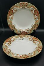 Two Vintage Royal Doulton MATSUMAI Soup Plates, 1920's pattern D1905