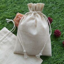 Small Cotton Drawstring Pouch