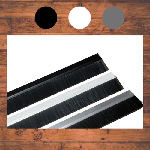 Door aluminum brush - door, draught
