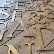 GOLD METAL LETTERS HOME SHOP