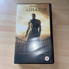 GLADIATOR ~ VHS 2000 Video Tape PAL ~ Russell Crowe Film - Original Case
