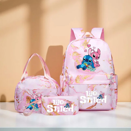 Stitch backpack 3pcs set with - backpack,