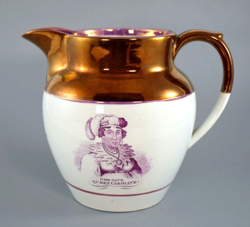 Antique sunderland lustre god - antique,