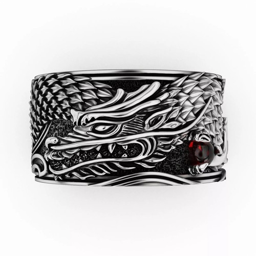 Oxidized men japanese - oxidized, dragon